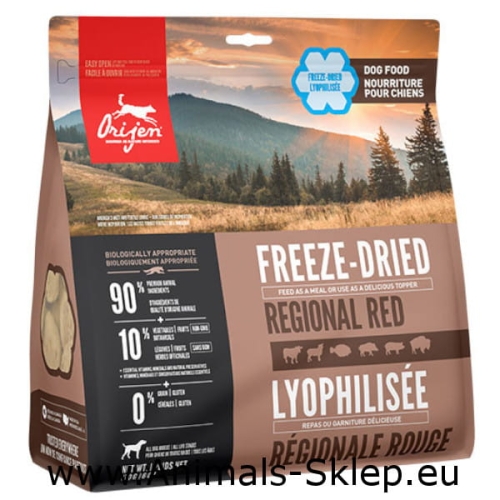 Orijen Freeze-Dried Regional Red Dog karma liofilizowana 170g