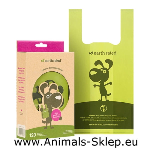 Earth Rated Reklamówki Lawendowe 120szt