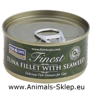Fish4Cats Filety Tuńczyka z Algami 70g