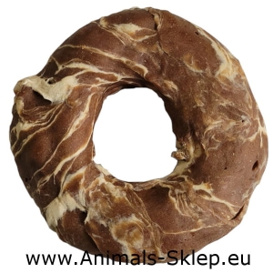 Happy Snacky ring wołowy z kaczką i dorszem 125g  10cm