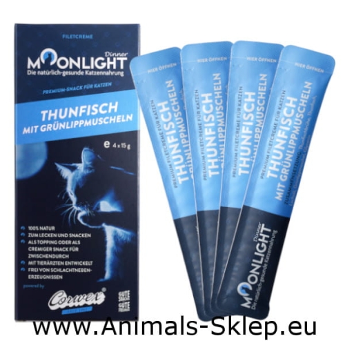 Moonlight Creme filety kremowe Tuńczyk z omułkiem 4x 15g