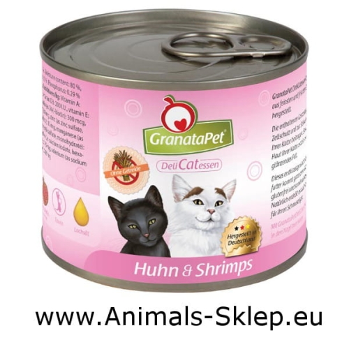 GranataPet DeliCatessen Kurczak Krewetki 200g