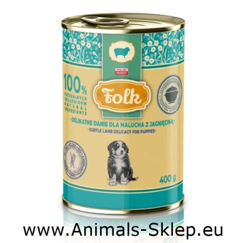 Folk Junior delikatne danie z jagnięciną 400g