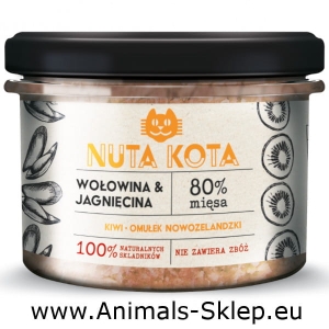 Happy Snacky Nuta Kota wołowina i jagnięcina słoik 200g