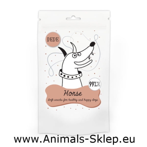 Paka Zwierzaka Pepe Mini Chunkies Horse Konina 70g