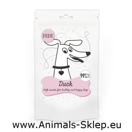 Paka Zwierzaka Pepe Mini Chunkies Duck kaczka 80g