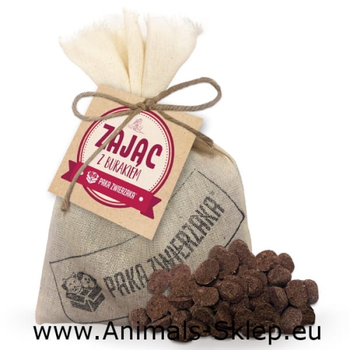 Paka Zwierzaka naturalne ciastka zając burak 200g