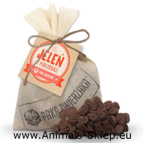 Paka Zwierzaka naturalne ciastka jeleń marchew 200g