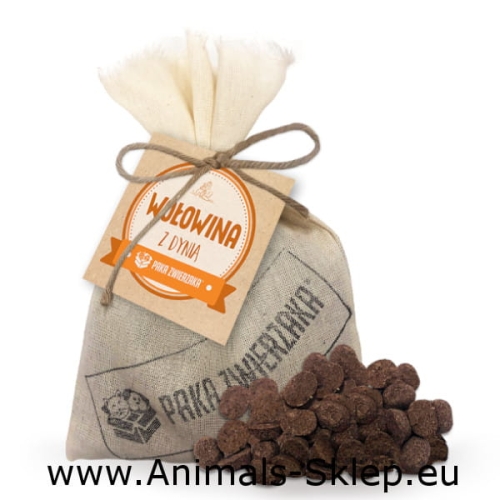 Paka Zwierzaka naturalne ciastka wołowina dynia 200g
