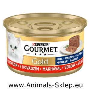 Gourmet Gold mus z wołowiną 85g