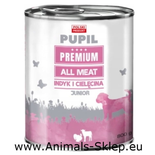 Pupil Premium All Meat Junior indyk cielęcina 800g