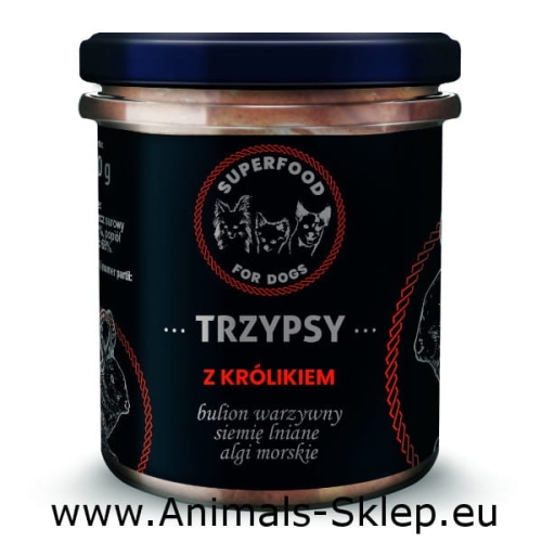 Happy Snacky TrzyPsy wieprzowina z królikiem słoik 300g