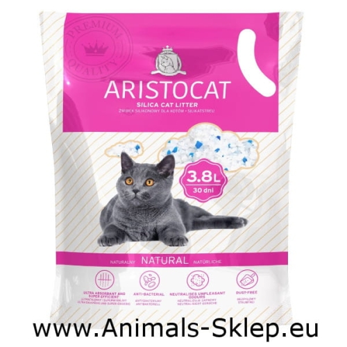 Aristocat żwirek silikonowy Premium 3,8l bezzapachowy