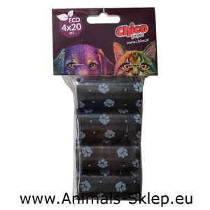 Chico woreczki na odchody 4x20szt  zapas