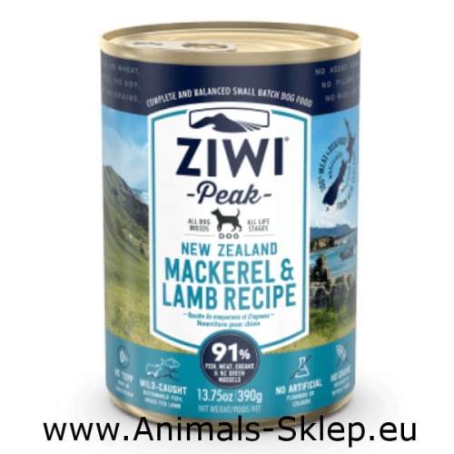 Ziwi Peak makrela i jagnięcina 390g