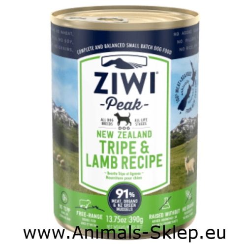 Ziwi Peak żwacze i jagnięcina 390g