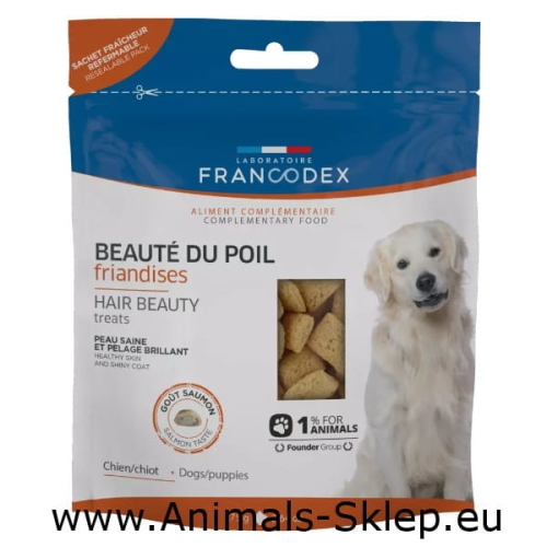 Francodex przysmak ciastka Piękna sierść 75g