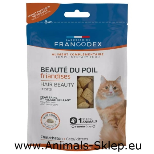 Francodex przysmak ciastka Piękna sierść 65g