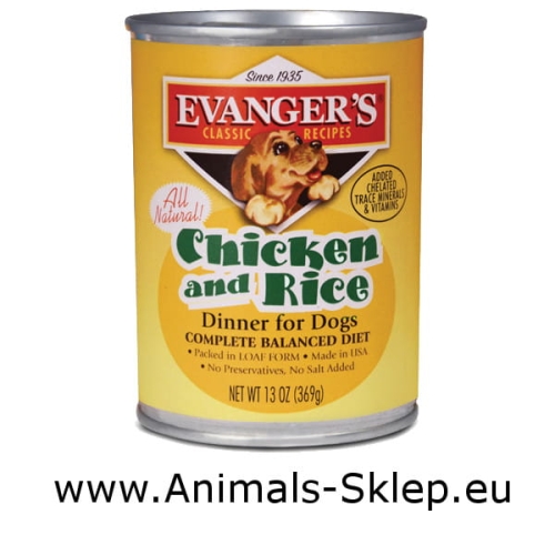 Evanger's Classic Chicken Rice kurczak z ryżem 369g
