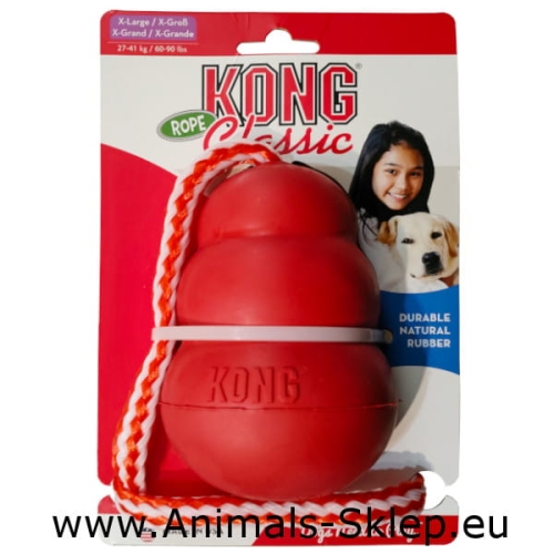 Kong Classic XL Rope Zabawka dla psa z liną