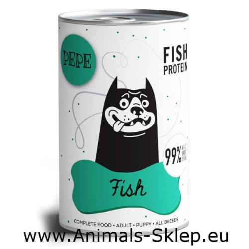 Paka Zwierzaka Pepe Fish ryba puszka 400g