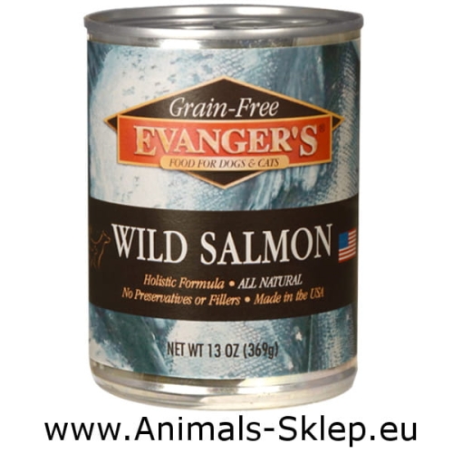 Evanger's Grain Free Wild Salmon Łosoś 369g