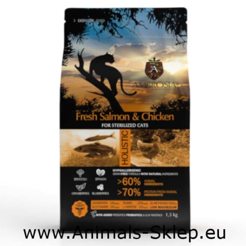 Ambrosia Łosoś i kurczak 5kg