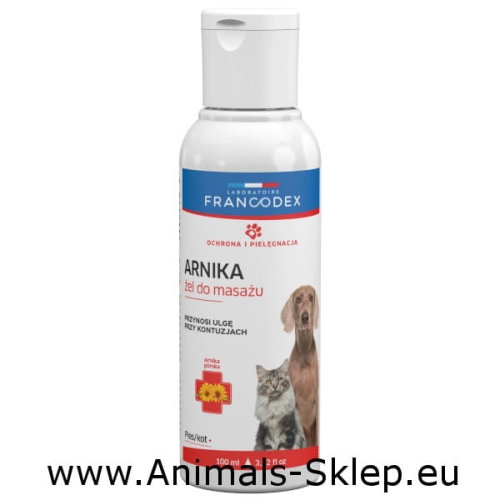 Francodex żel do masażu z arniką dla psów i kotów 100ml