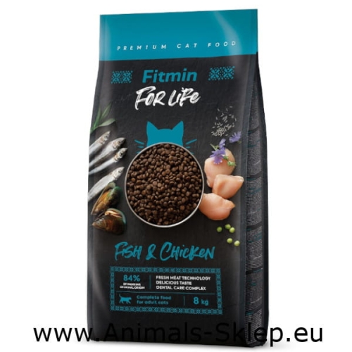Fitmin For Life Cat Fish and Chicken 8kg