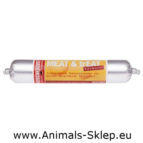 MeatLove Dog Meat & Treat Cheese Sausage 80g kiełbasa serowa