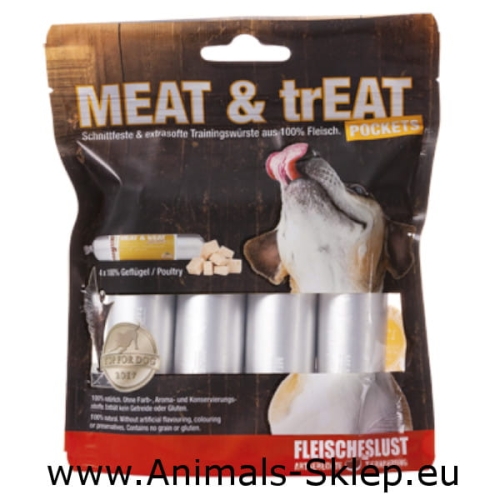 MeatLove Dog Meat & Treat Poultry 4x40g kurczak