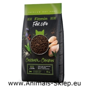 Fitmin For Life Cat Castrate Chicken 8kg