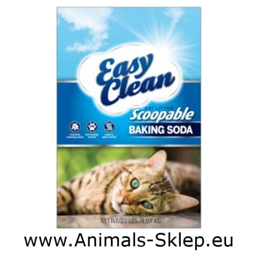 Easy Clean Pestell Baking Soda Mega Wydajny żwirek zbrylający bentonit sodowy 9kg
