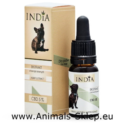 India Cosmetics olejek Ekstrakt CBD 5% 10ml dla psów