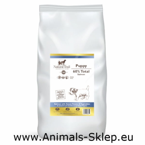 Natural Trail Puppy Junior Large Salmon Łosoś 12kg