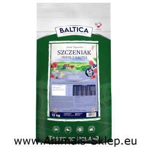 Baltica Smaki Regionów Puppy indyk z kaczką 12kg