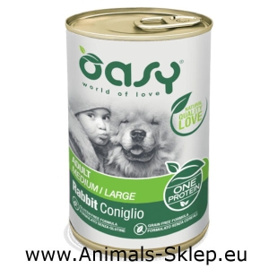 Oasy One Protein Pate Adult królik 400g