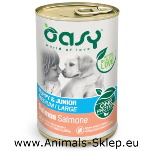 Oasy One Protein Pate Adult łosoś 400g