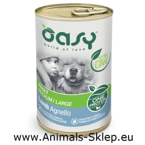 Oasy One Protein Pate Adult jagnięcina 400g