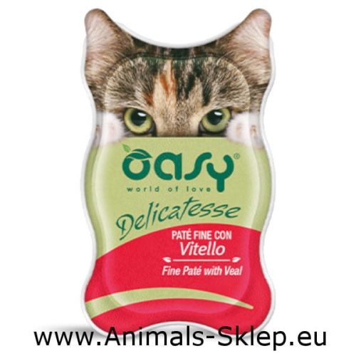 Oasy Delicatesse Fine Pate cielęcina 85g