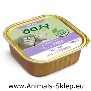 Oasy Deliziozo Pate dla kota Kitten kurczak 100g