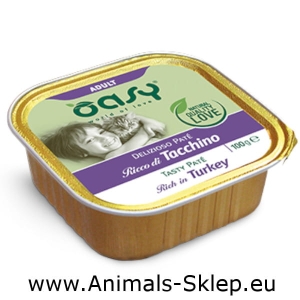 Oasy Deliziozo Pate dla kota Adult indyk 100g