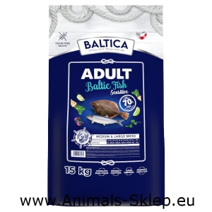 Baltica Sensitive z rybami bałtyckimi Medium Large 15kg
