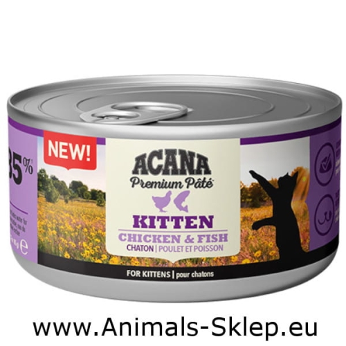 Acana Cat Premium Pate Kitten Chicken Fish 85g