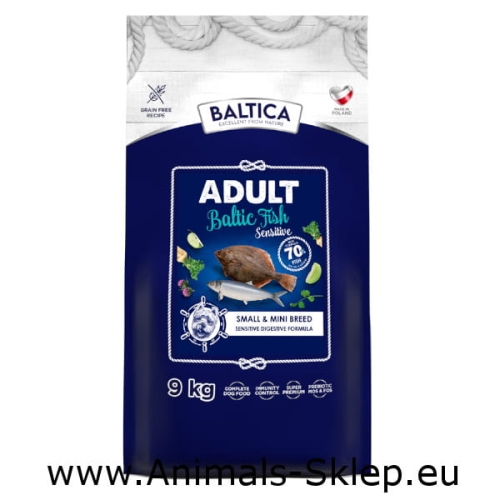 Baltica Sensitive z rybami bałtyckimi Small Mini 9kg