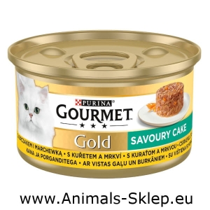 Gourmet Gold Savoury Cake z kurczakiem i marchewką 85g