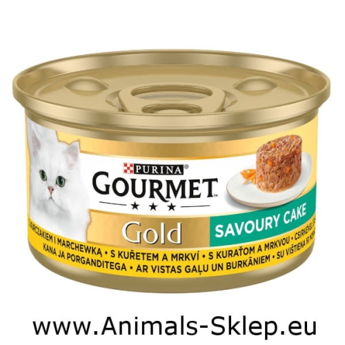 Gourmet Gold Savoury Cake z kurczakiem i marchewką 85g
