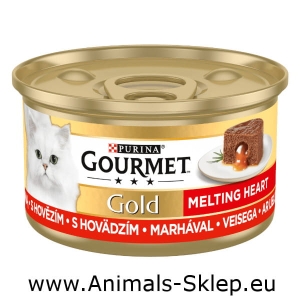 Gourmet Gold  Melting heart mus z wolowiną 85g