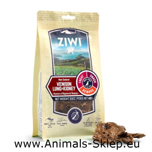 Ziwi Peak nerki i płuca z dziczyzny 60g
