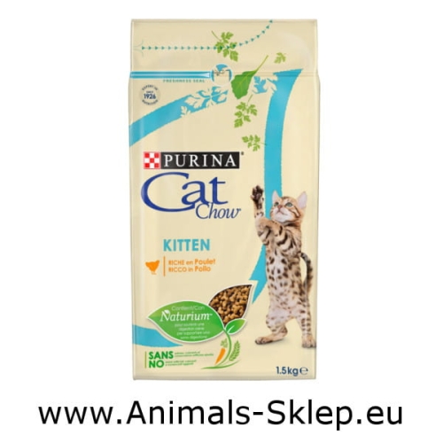 Purina Cat Chow Kitten z kurczakiem 1,5kg